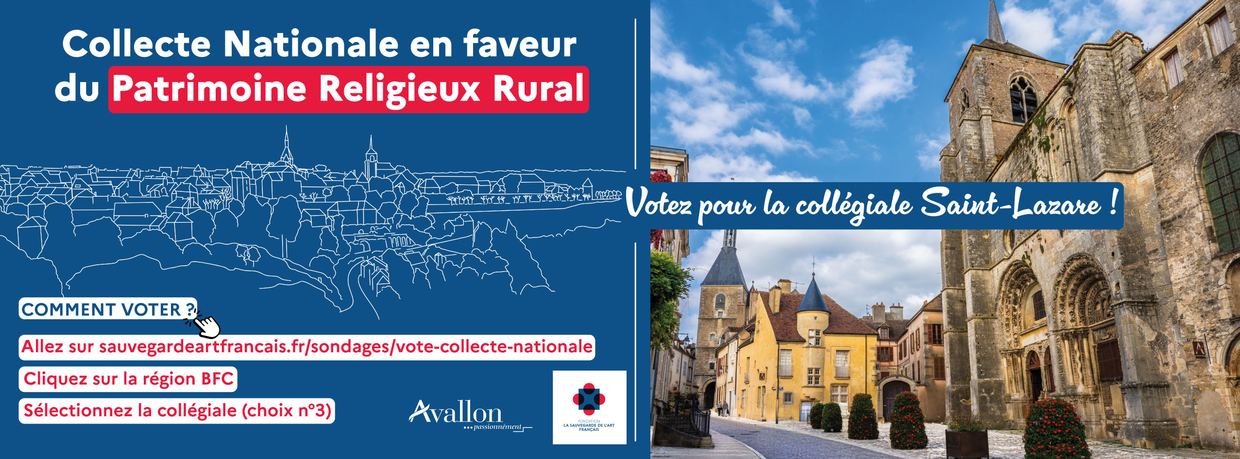 Ensemble, préservons la collégiale Saint-Lazare !